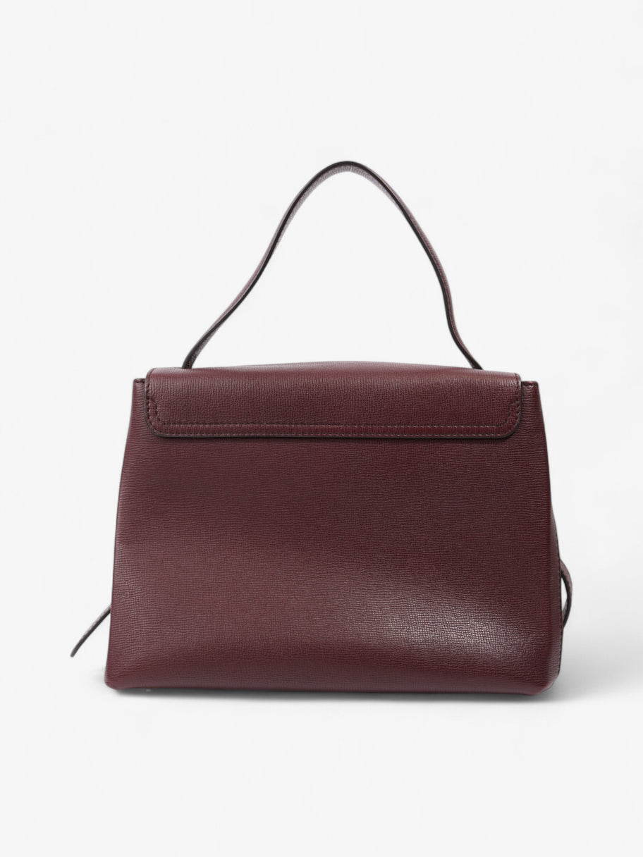 Burberry Camberley Burgundy / House Check Calfskin Leather Medium Image 4