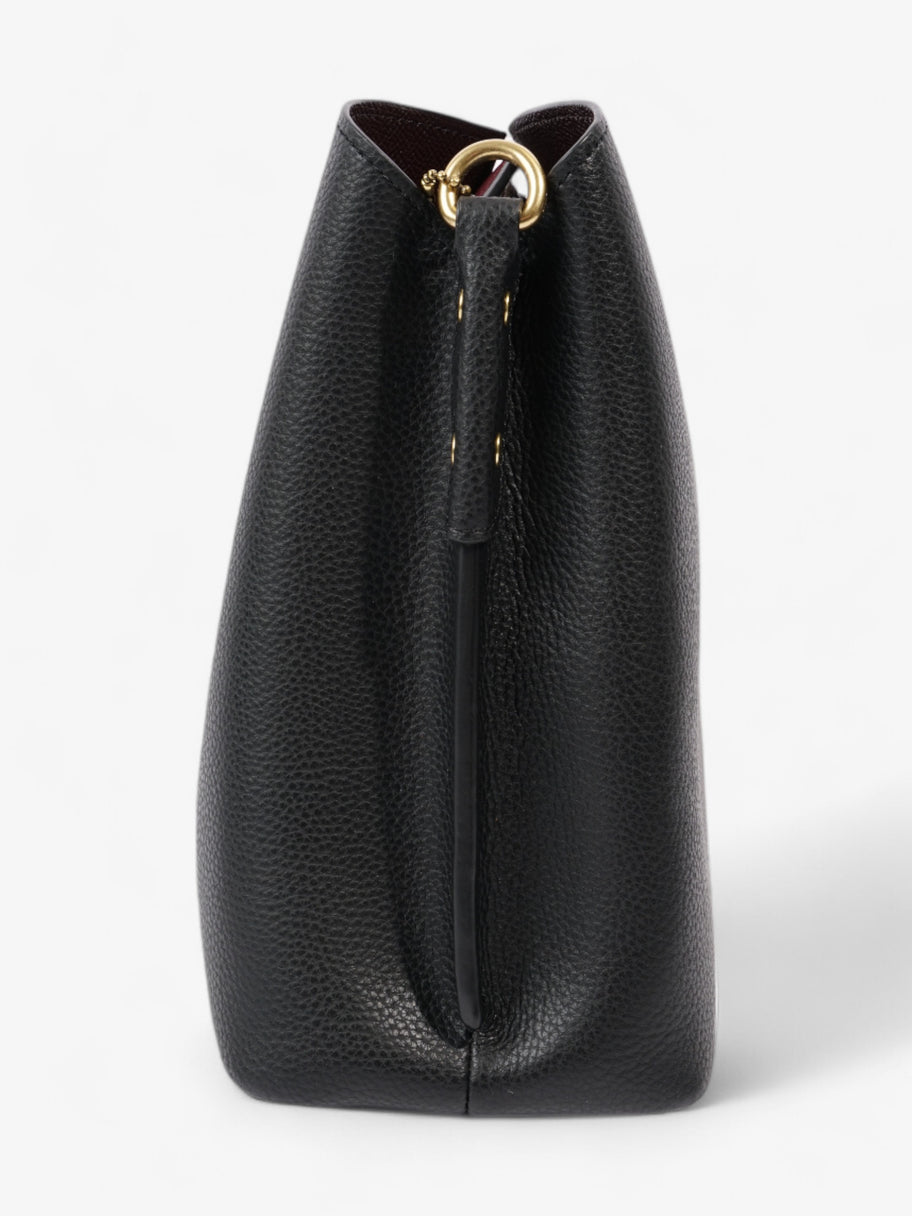Coach Willow Bucket Bag Black Grained Leather Image 4