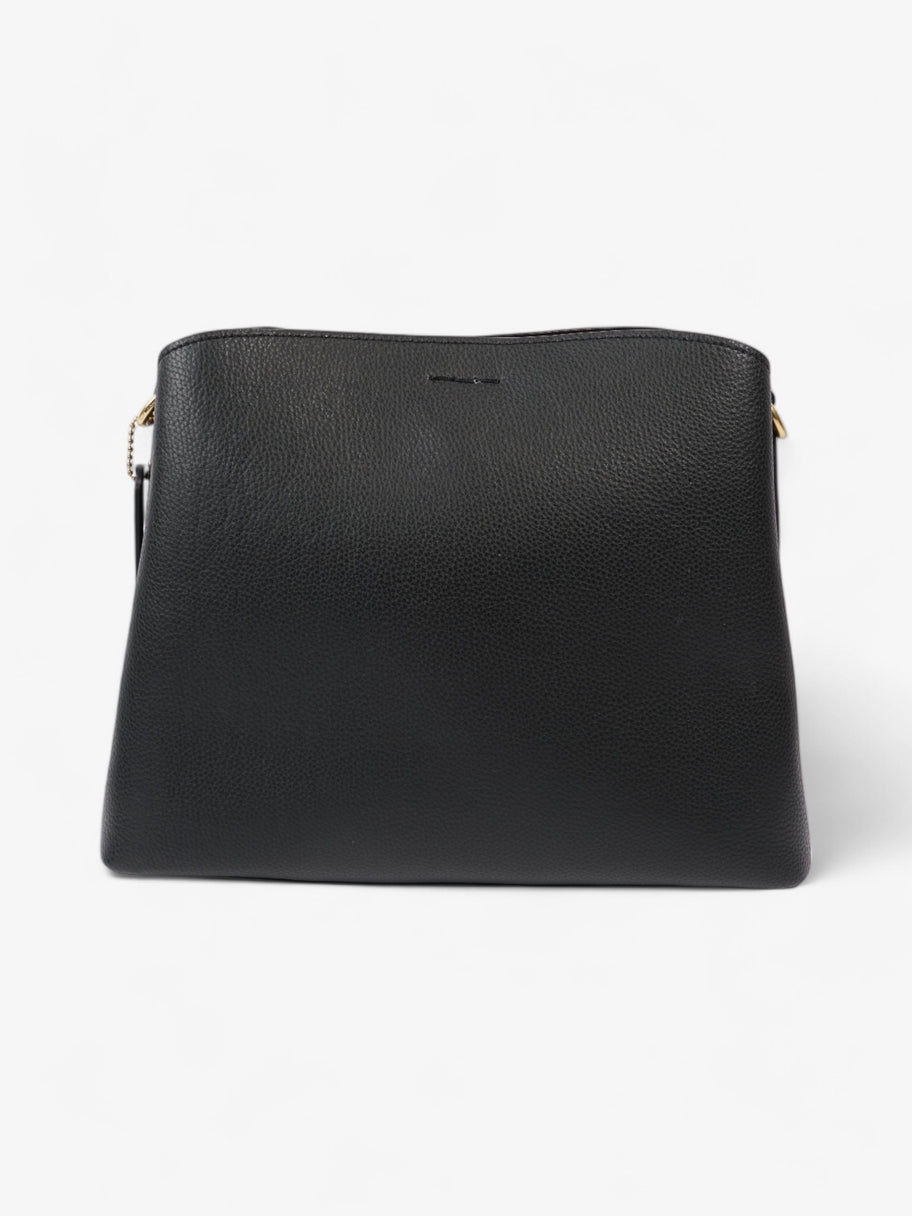 Coach Willow Bucket Bag Black Grained Leather Image 5