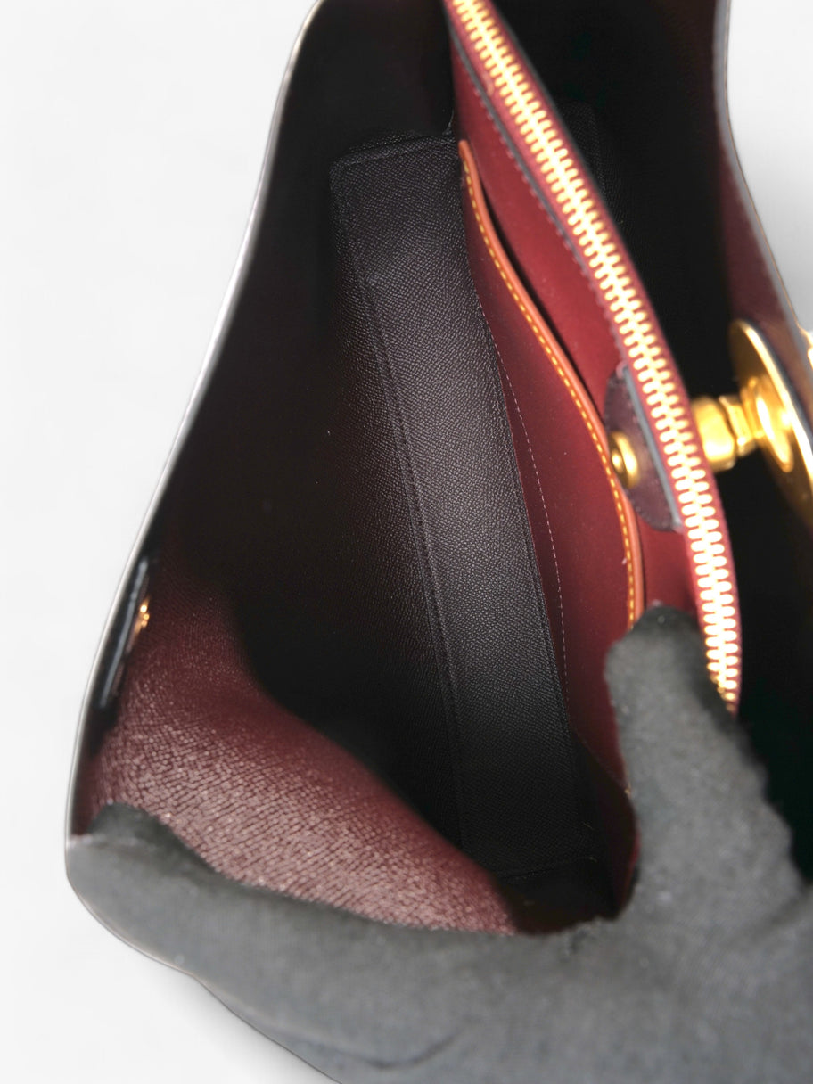 Coach Willow Bucket Bag Black Grained Leather Image 9