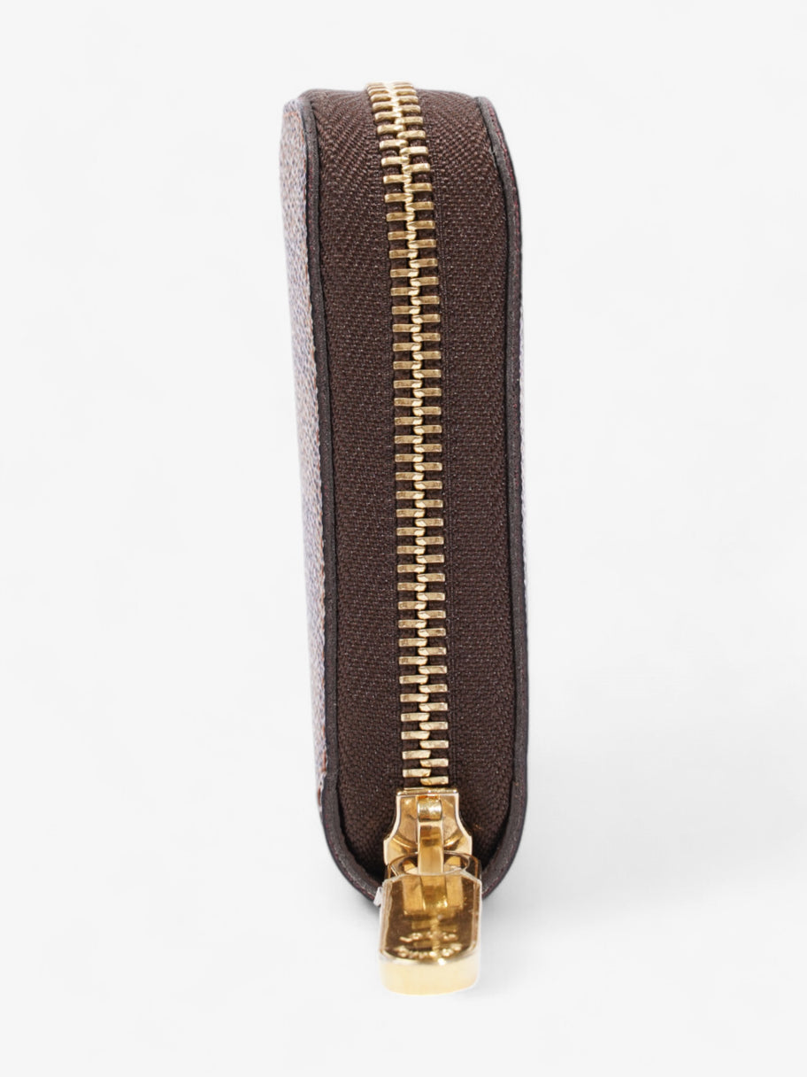 Louis Vuitton Zippy Wallet Damier Ebene / Gold Coated Canvas Image 4