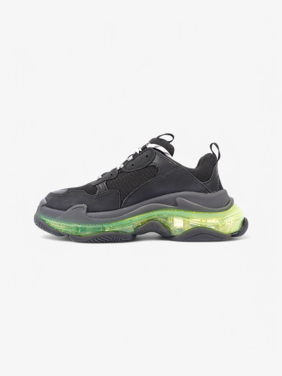 Balenciaga Triple S Black / Green Clear Sole Mesh EU 41 UK 8 Image 3