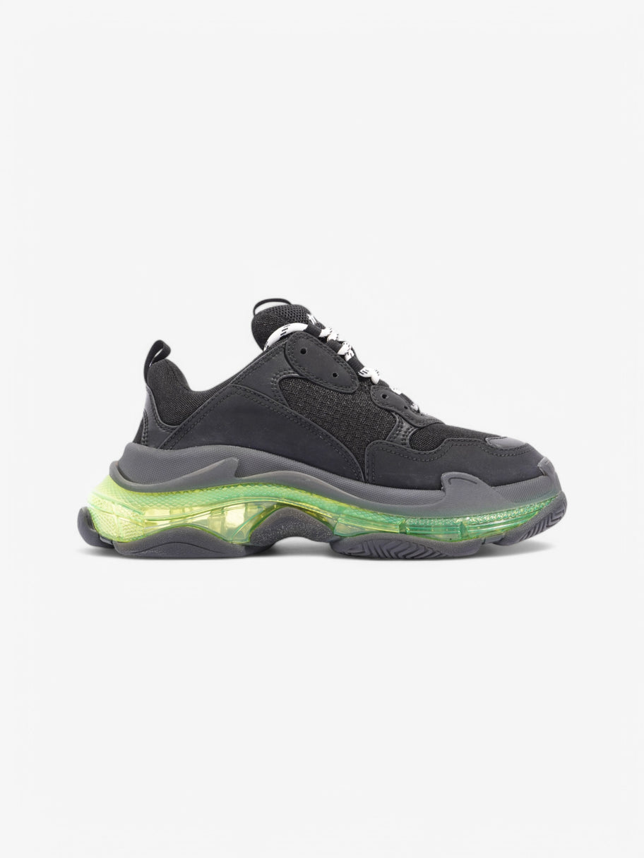 Balenciaga Triple S Black / Green Clear Sole Mesh EU 41 UK 8 Image 4