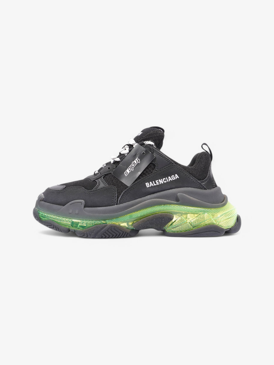 Balenciaga Triple S Black / Green Clear Sole Mesh EU 41 UK 8 Image 5