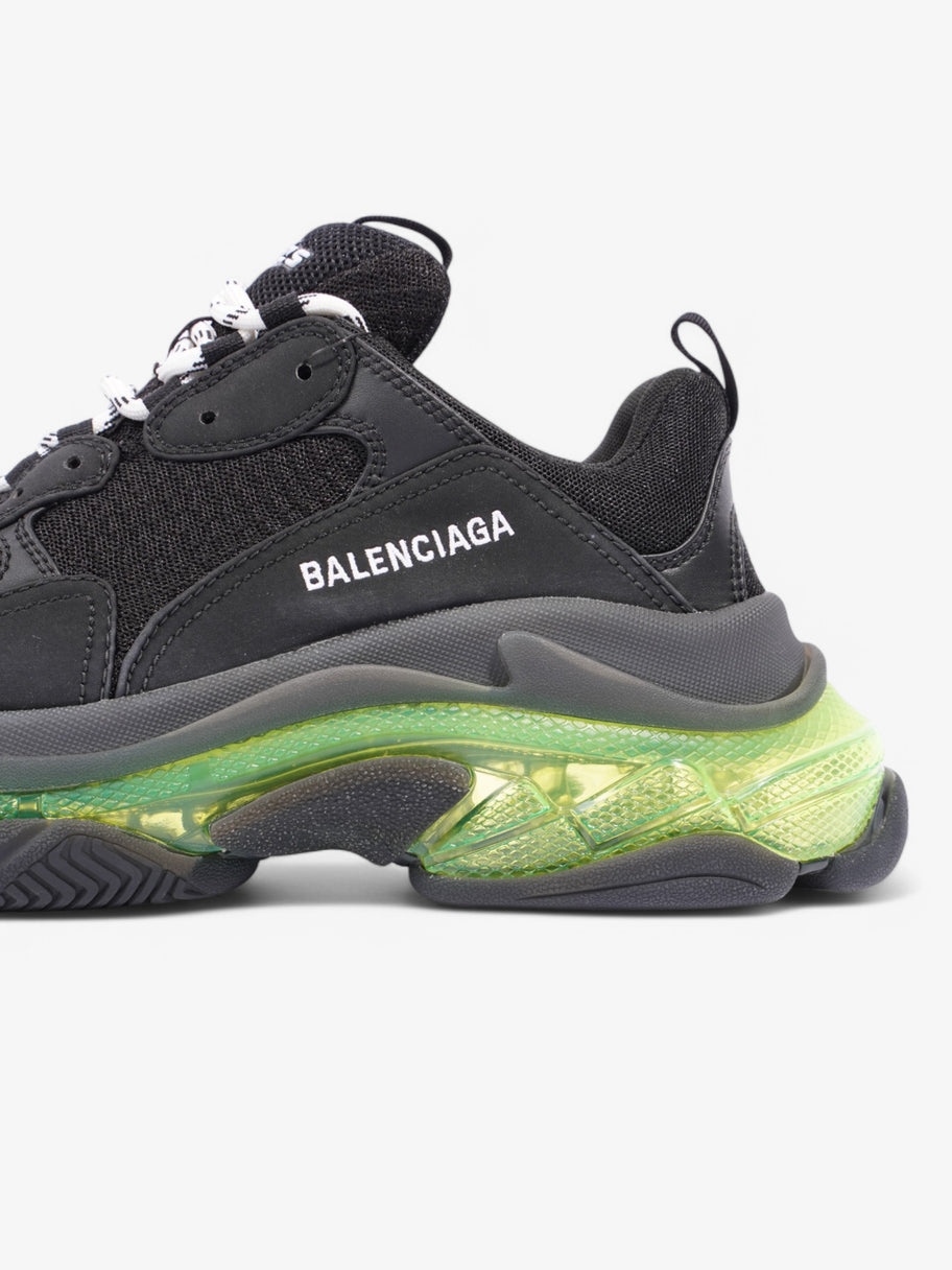 Balenciaga Triple S Black / Green Clear Sole Mesh EU 41 UK 8 Image 9