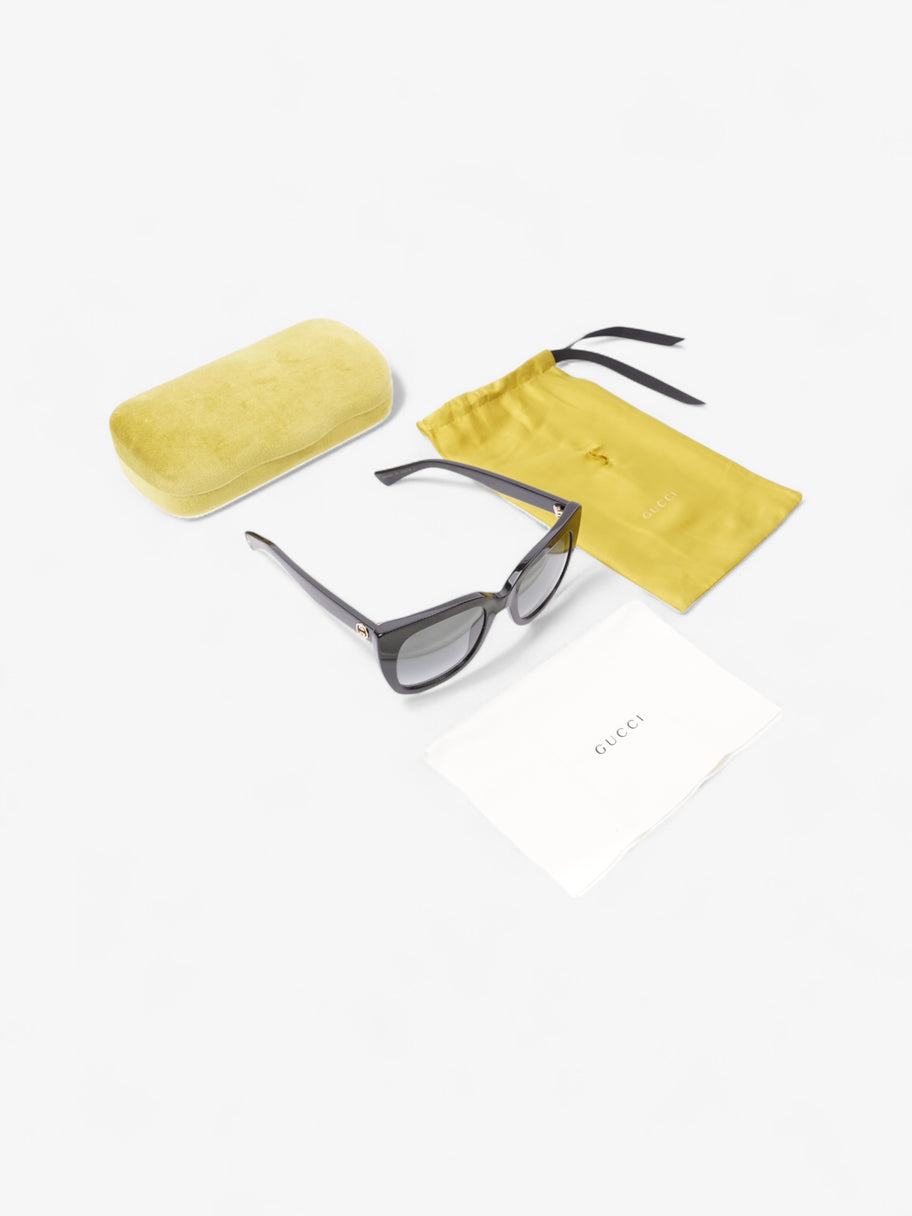 Gucci GG0163SN Sunglasses Black Acetate 140mm Image 7