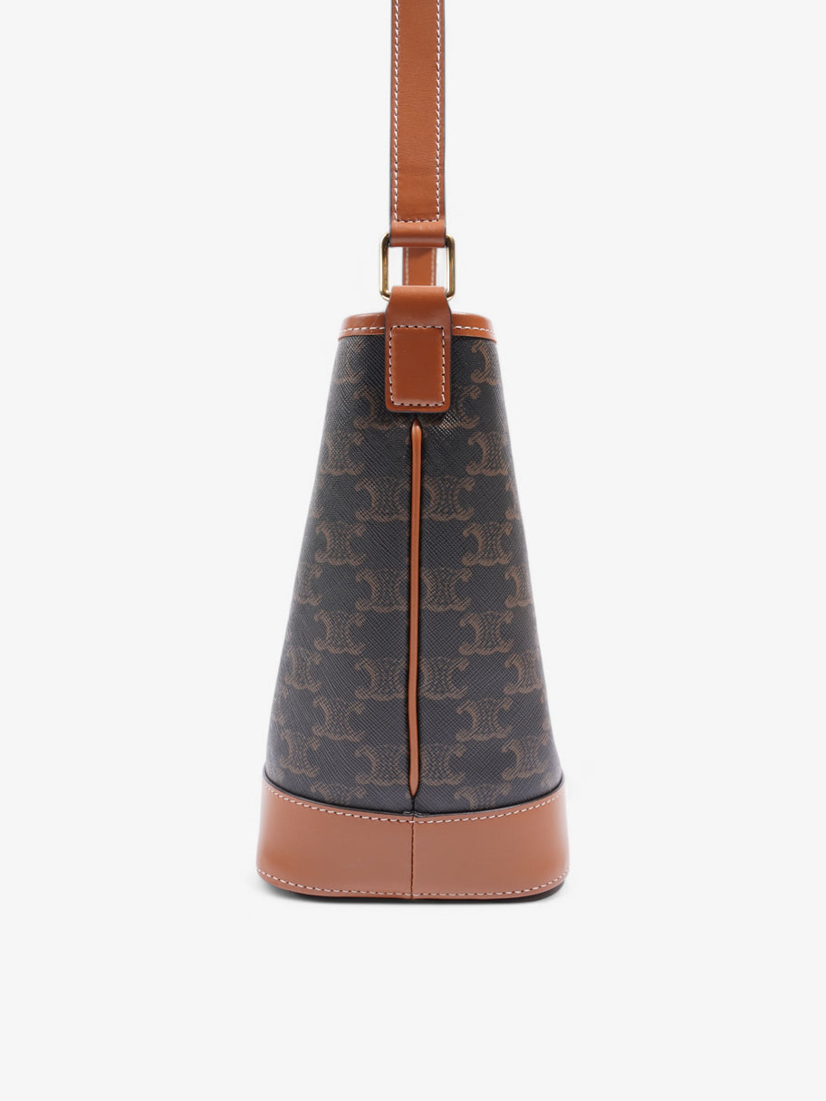 Celine Bucket Triomphe Calfskin Leather Small Image 3