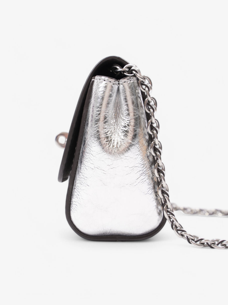 Mulberry Lily Silver Calfskin Leather Mini Image 3