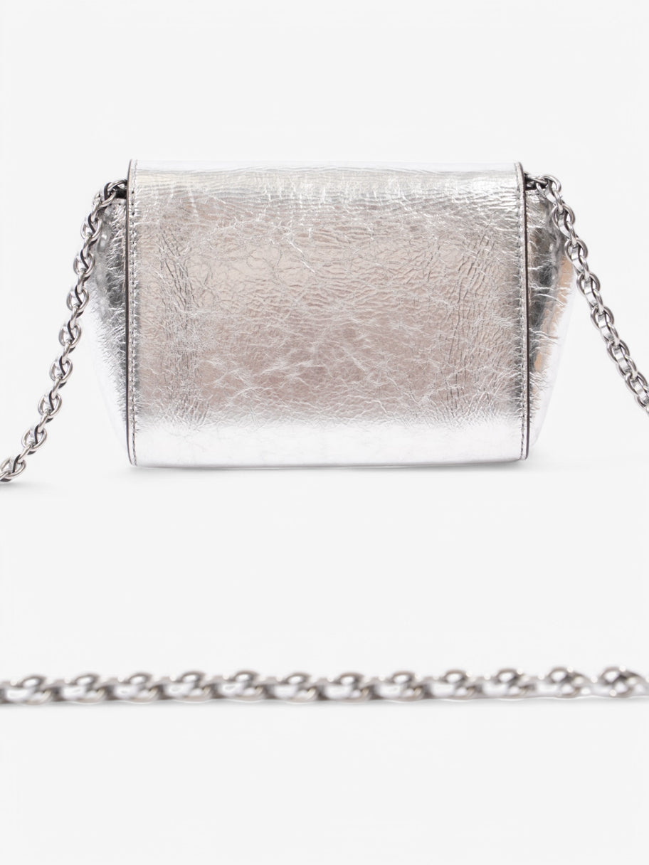 Mulberry Lily Silver Calfskin Leather Mini Image 4