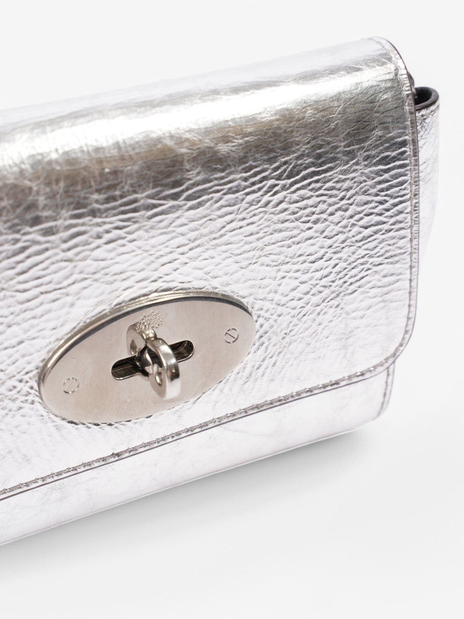 Mulberry Lily Silver Calfskin Leather Mini Image 7