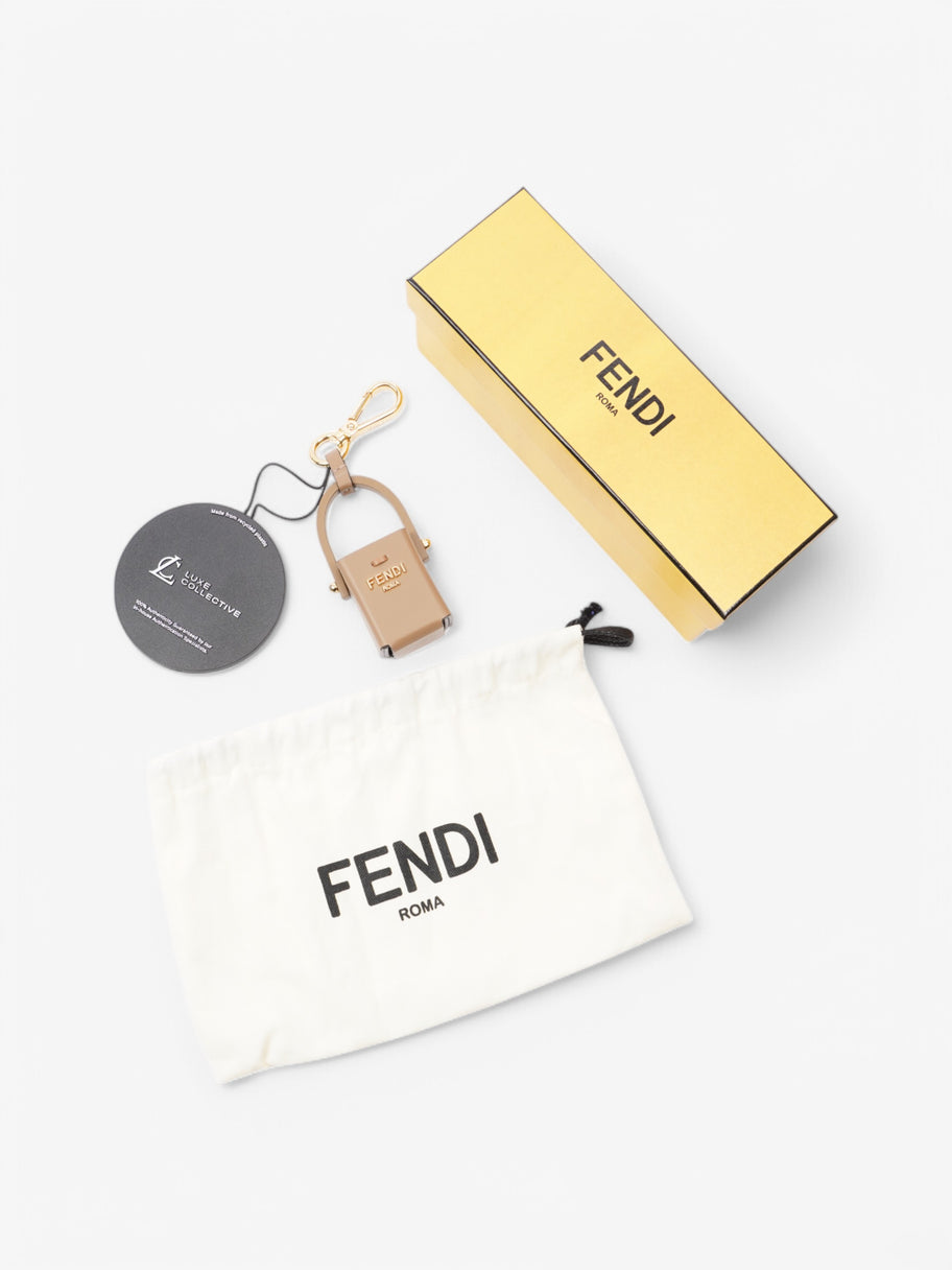 Fendi Perfume Charm Camel Leather One size Image 8