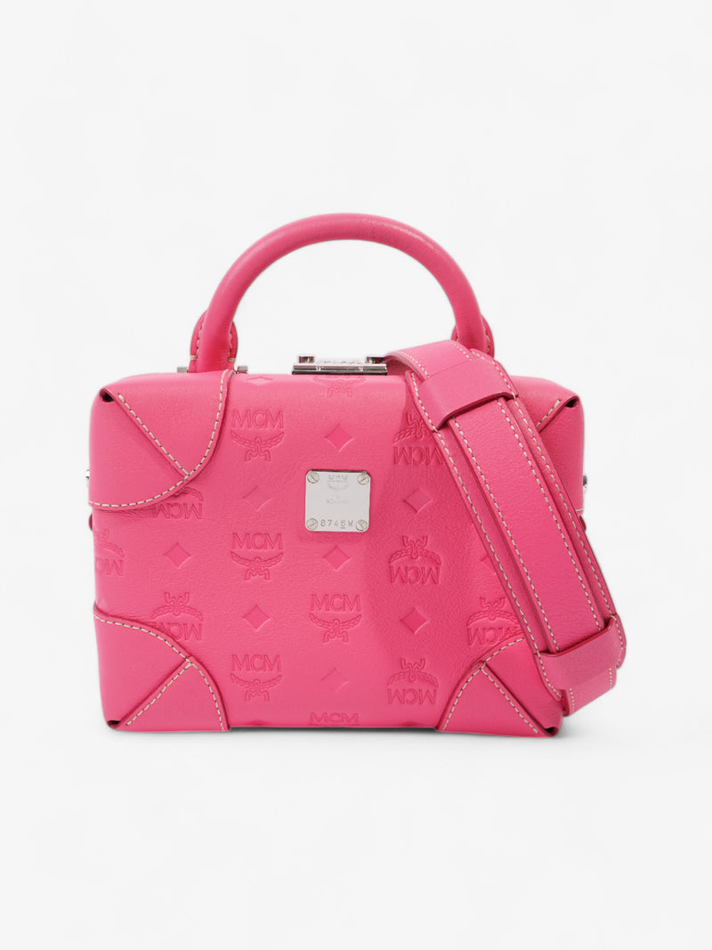  MCM Berlin Bag Sugar Pink Calfskin Leather Small
