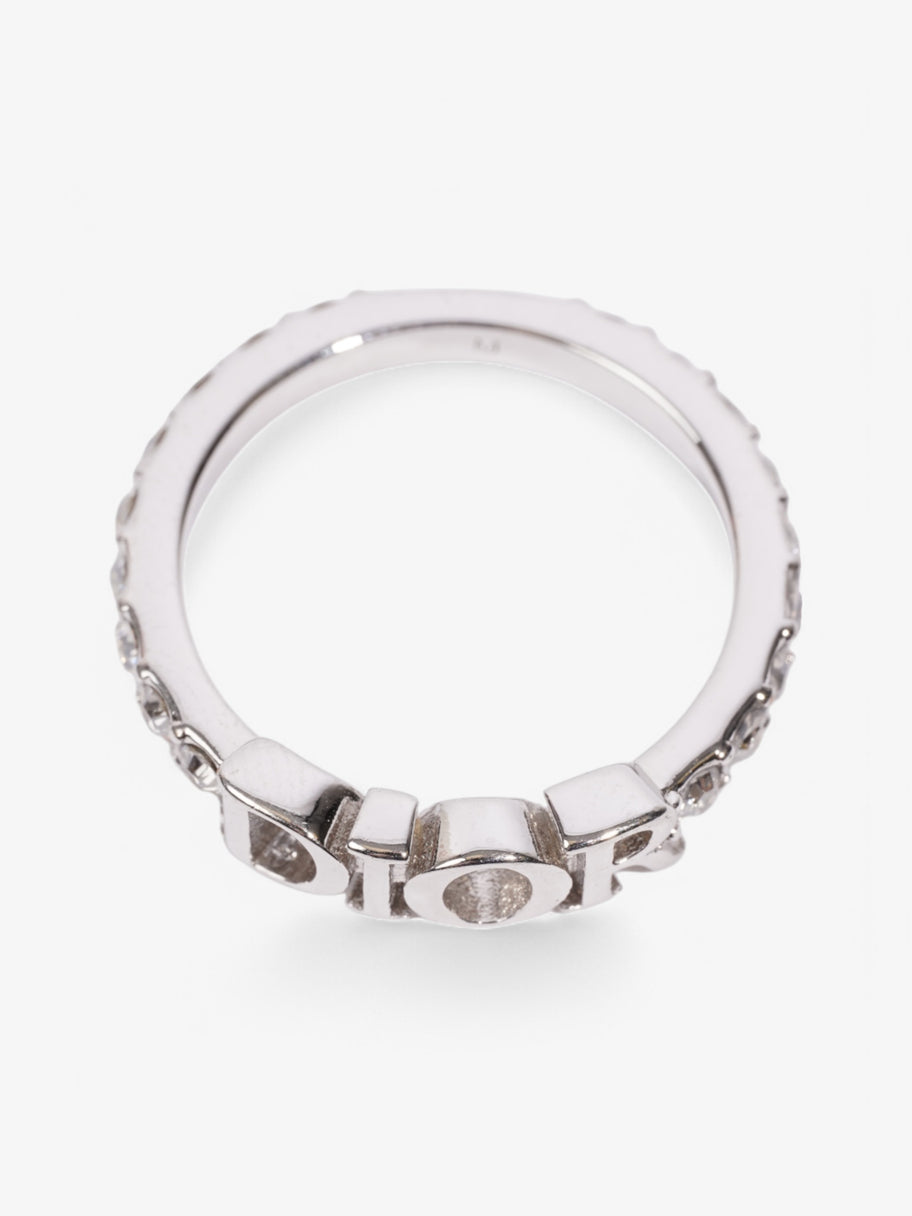 Christian Dior Dio(r)evolution Ring Silver / Crystal Base Metal Medium (Circumference - 53mm) Image 4