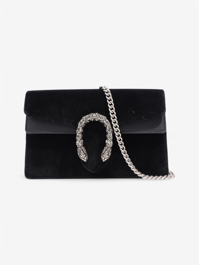  Gucci Dionysus Black Velvet Super Mini