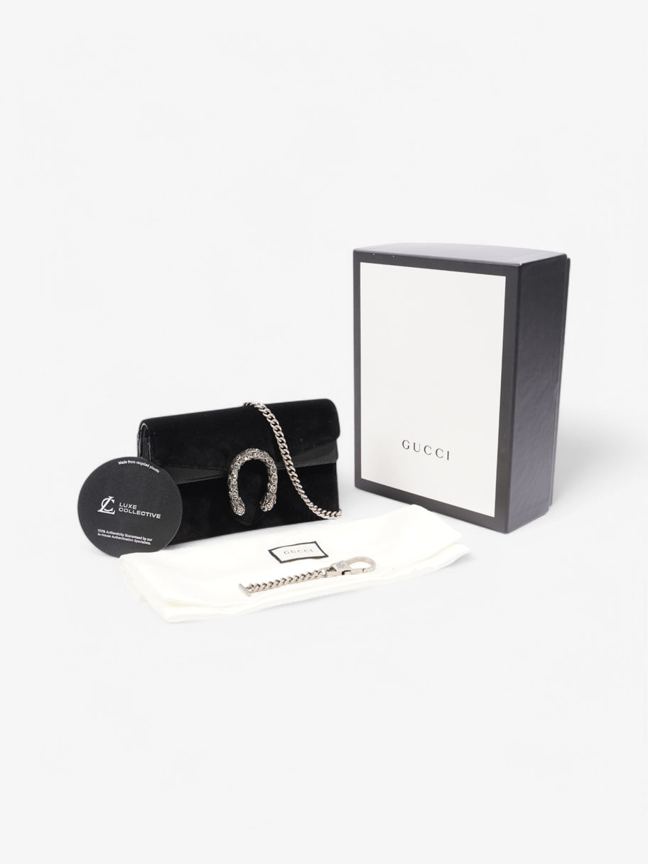 Gucci Dionysus Black Velvet Super Mini Image 11
