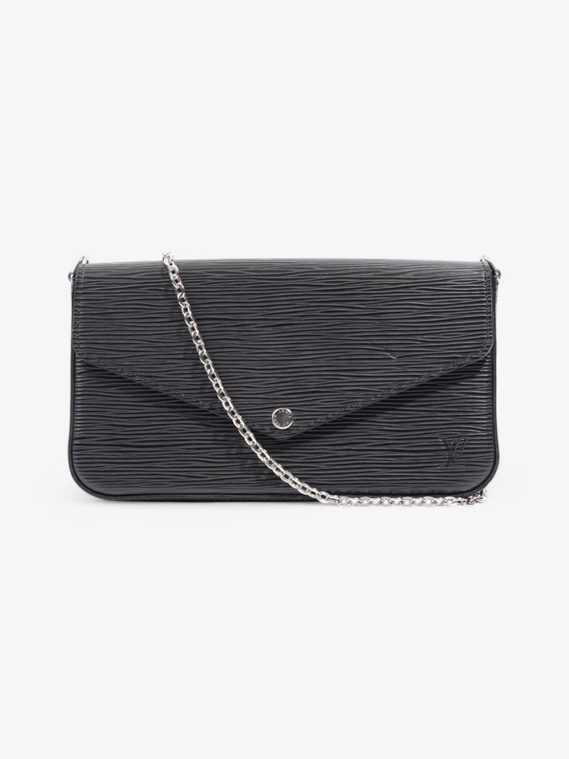  Louis Vuitton Pochette Felicie Black Epi Leather