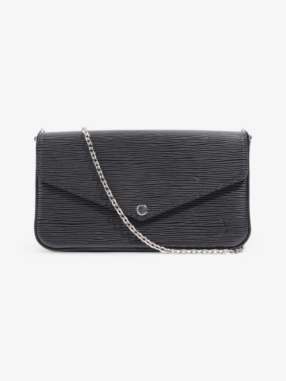Louis Vuitton Pochette Felicie Black Epi Leather Image 1