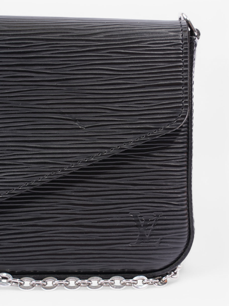 Louis Vuitton Pochette Felicie Black Epi Leather Image 7