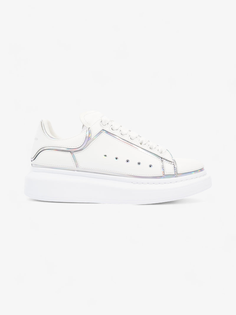  Oversized Sneakers White / Iridescent Leather EU 39 UK 6