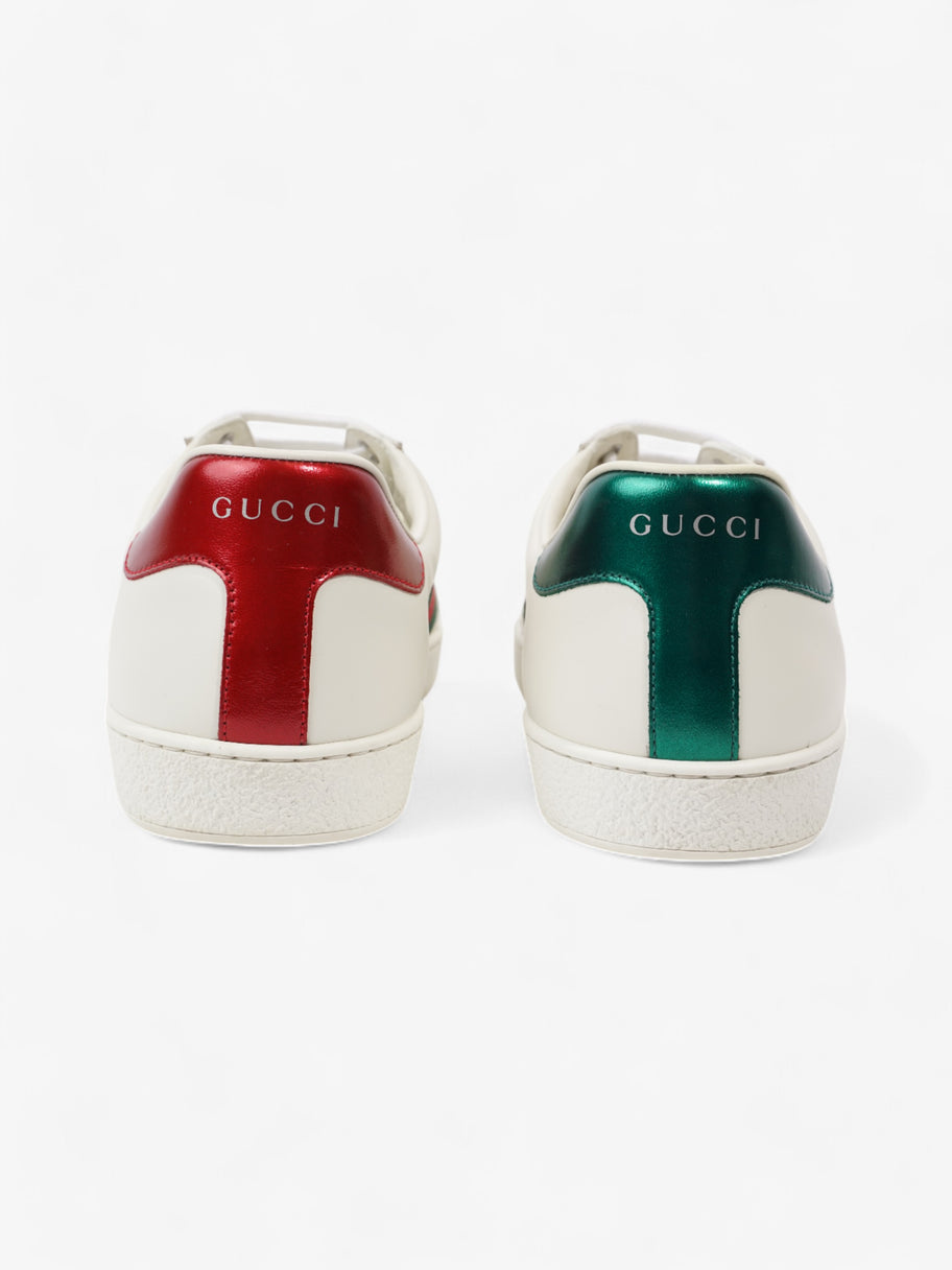 Gucci Ace Sneakers with Snake White / Red / Green Leather EU 43 UK 9 Image 6