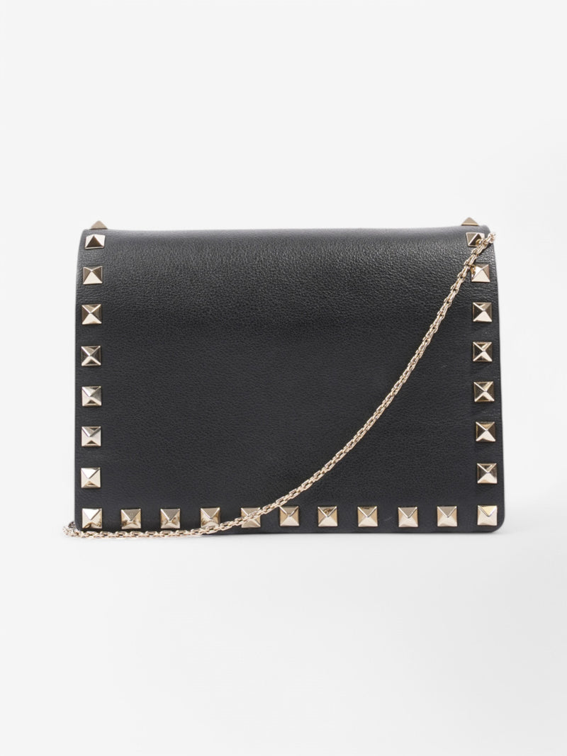  Valentino Rockstud Bag Black Leather