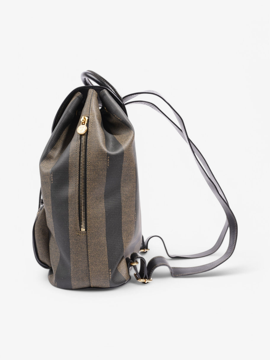 Fendi Backpack Brown / Black Coated Canvas Image 3