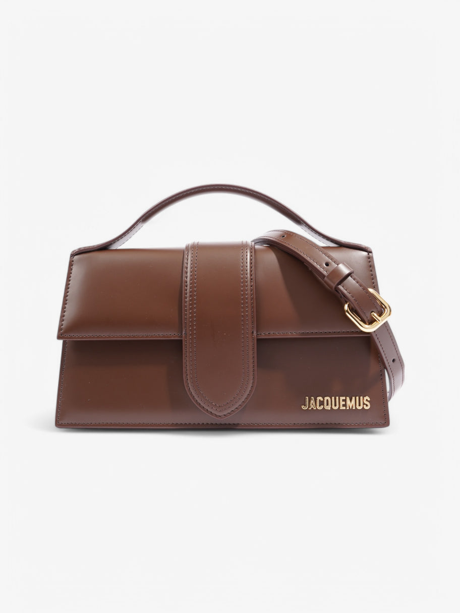 Jacquemus Le Grand Bambino Brown Leather Large Image 1