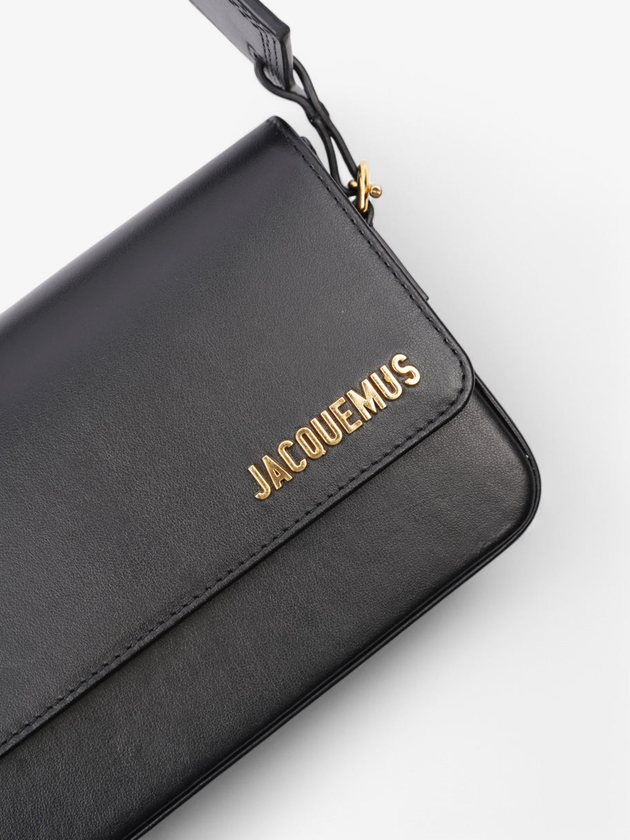 Jacquemus Le carinu Black / Gold Leather Image 7