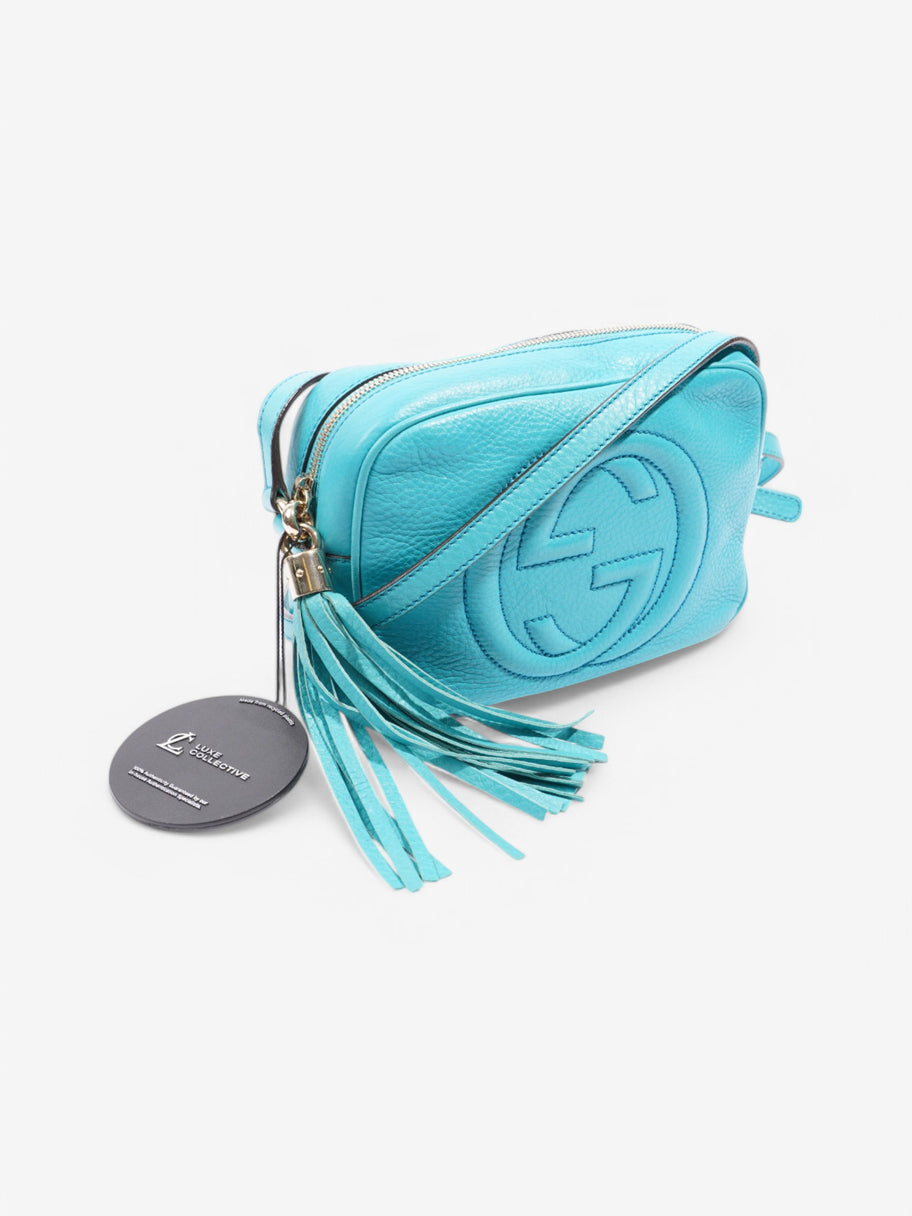 Gucci Soho Disco Turquoise  Leather Small Image 10