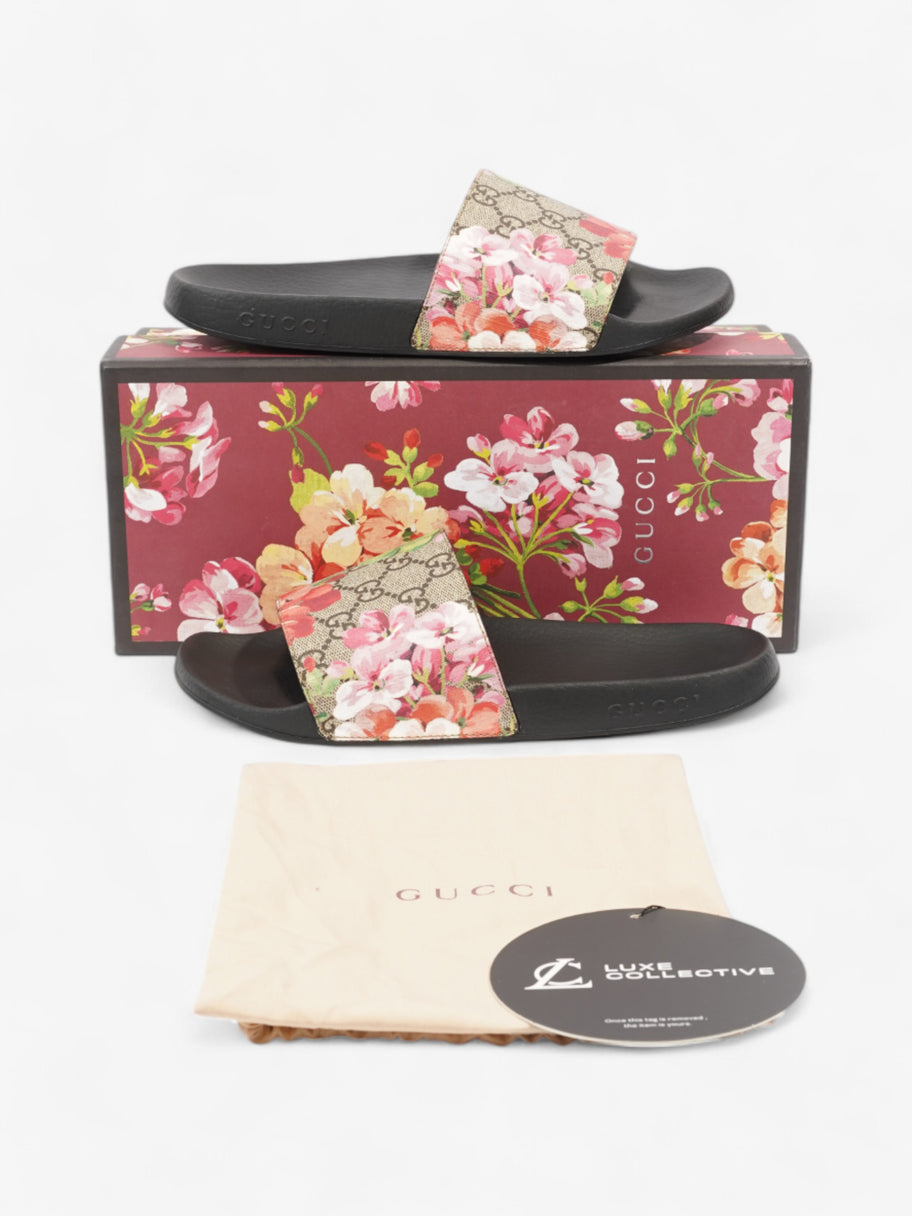 Gucci GG Floral Sliders Beige  / Floral Canvas EU 40 UK 7 Image 10