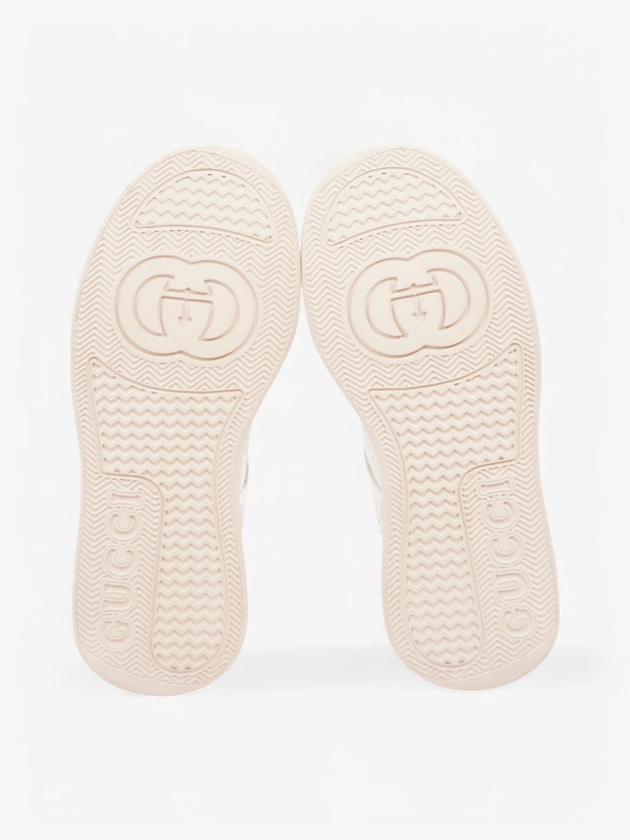 Gucci GG Embossed Chunky Sneakers White  / Pink Embossed Leather EU 37.5 UK 4.5 Image 7