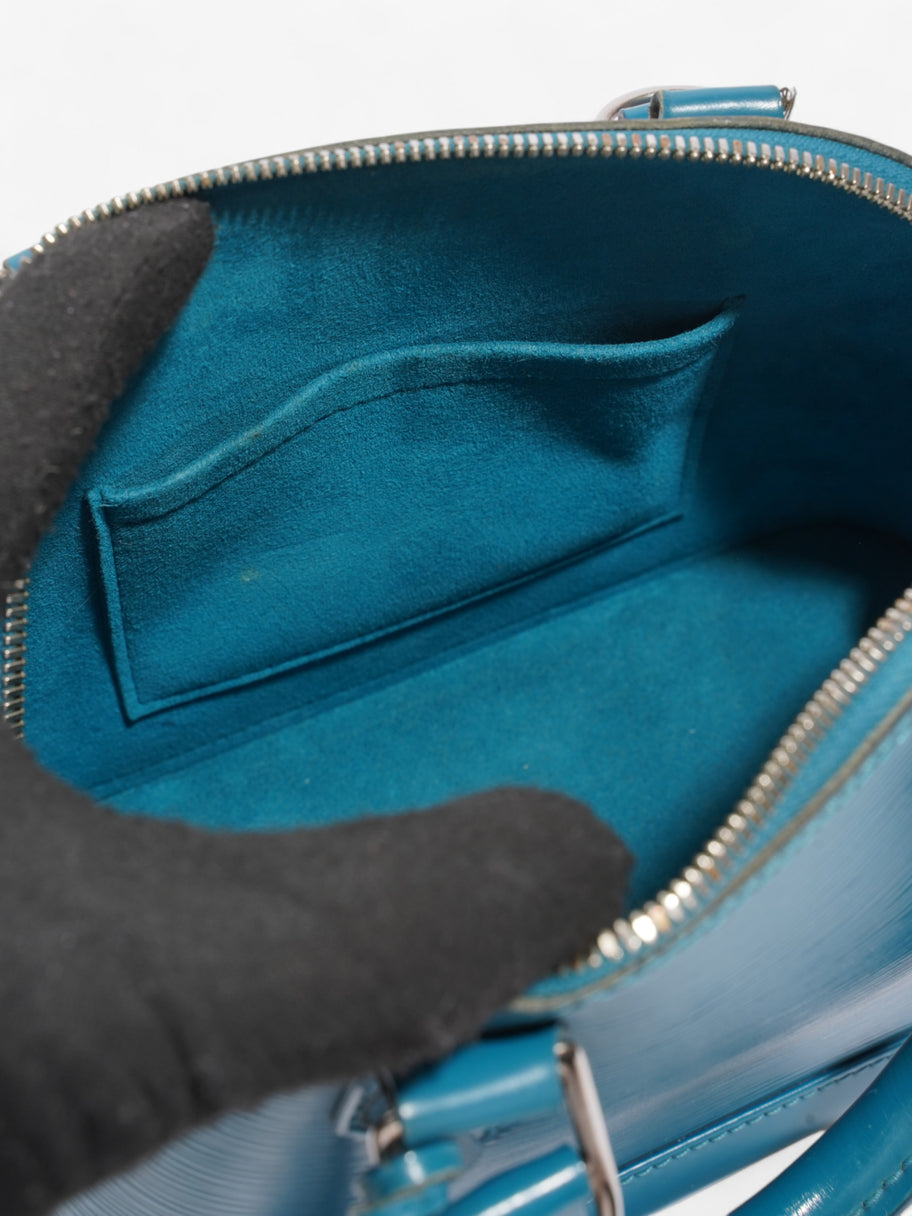 Louis Vuitton Alma Cyan Epi Leather BB Image 8