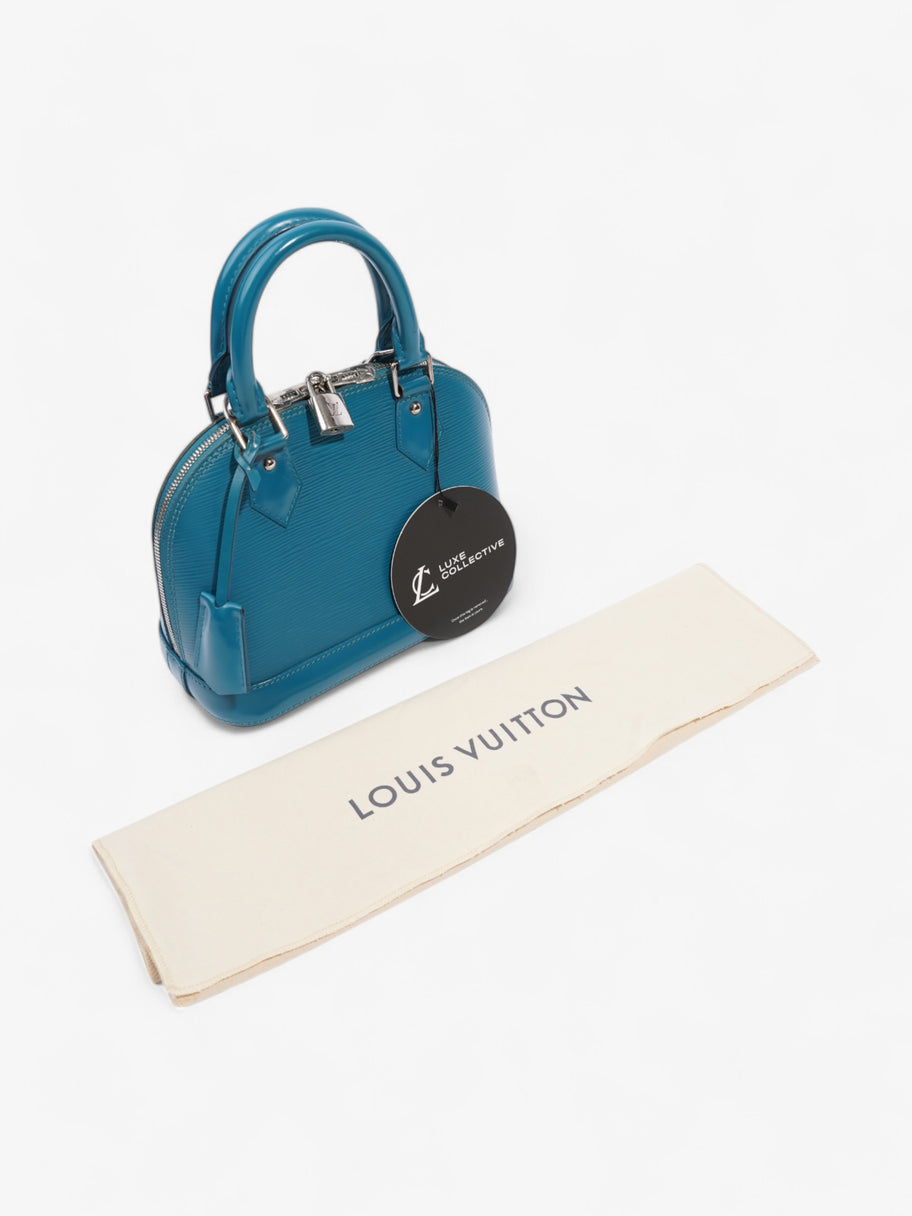 Louis Vuitton Alma Cyan Epi Leather BB Image 10