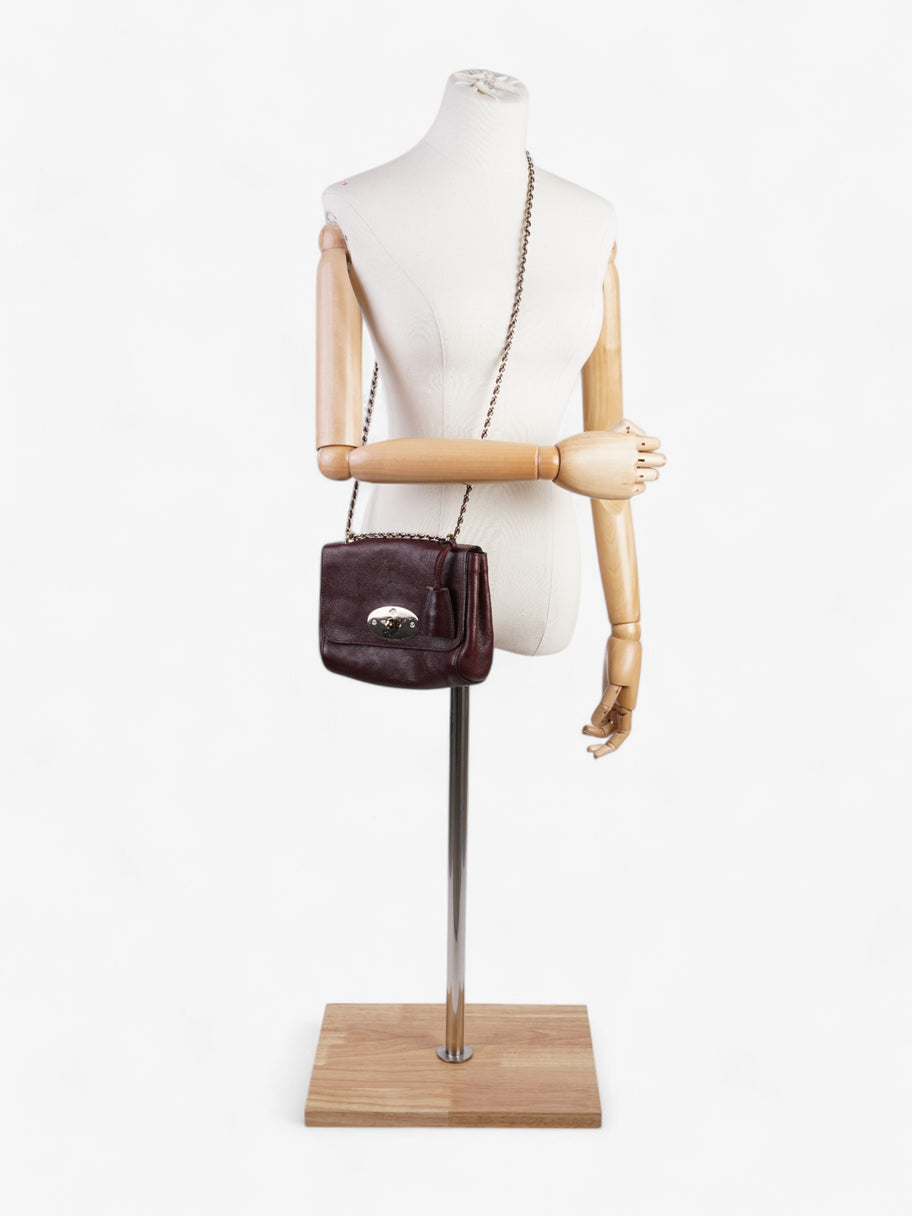 Mulberry Lily Oxblood Grained Leather Small Image 2
