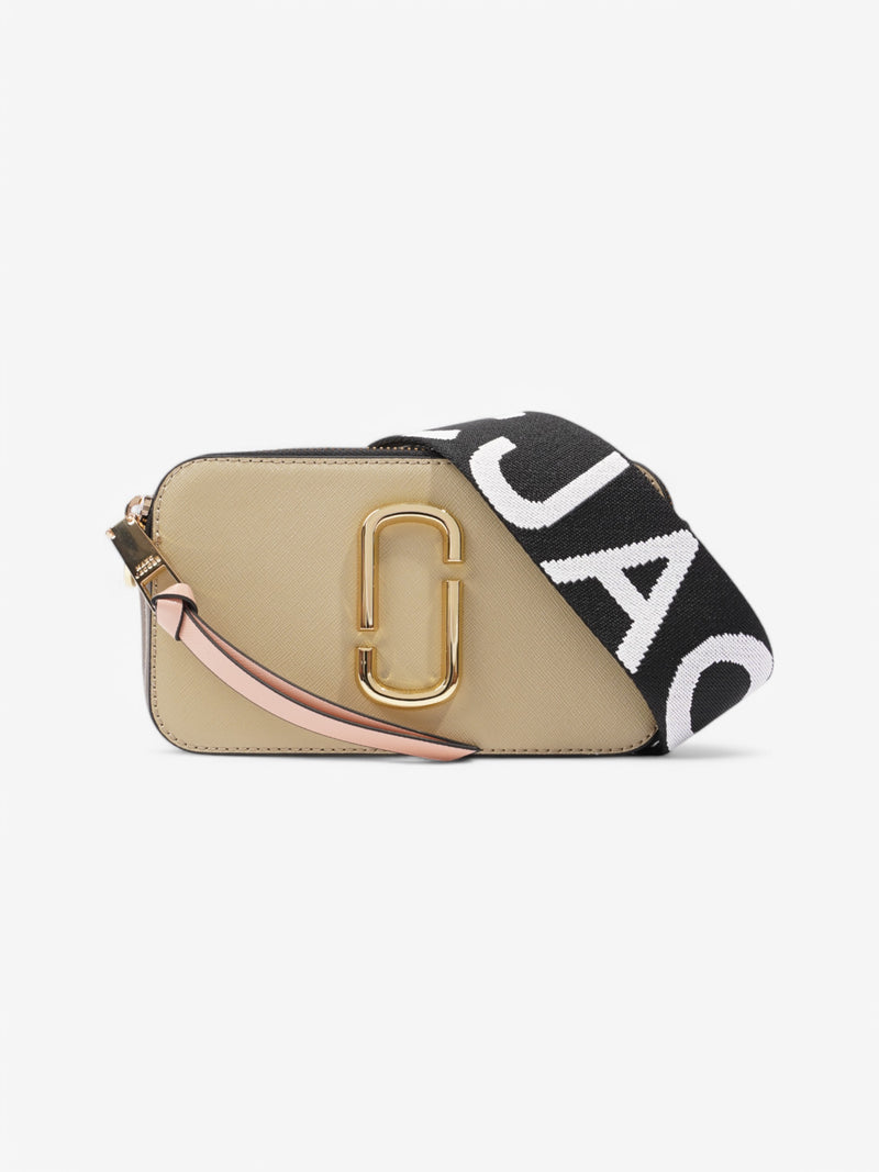  Marc Jacobs The Snapshot Beige  / Grey / Pink Leather
