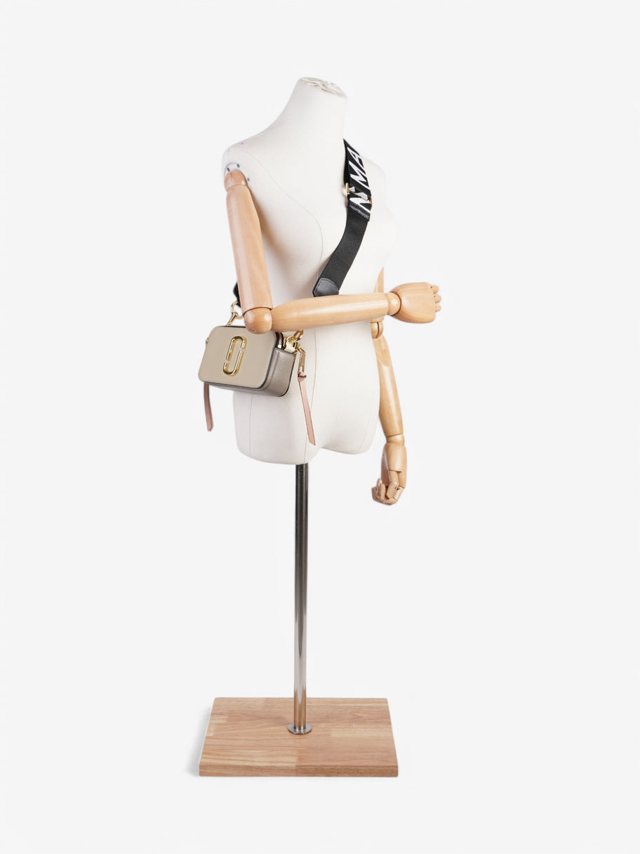Marc Jacobs The Snapshot Beige  / Grey / Pink Leather Image 2