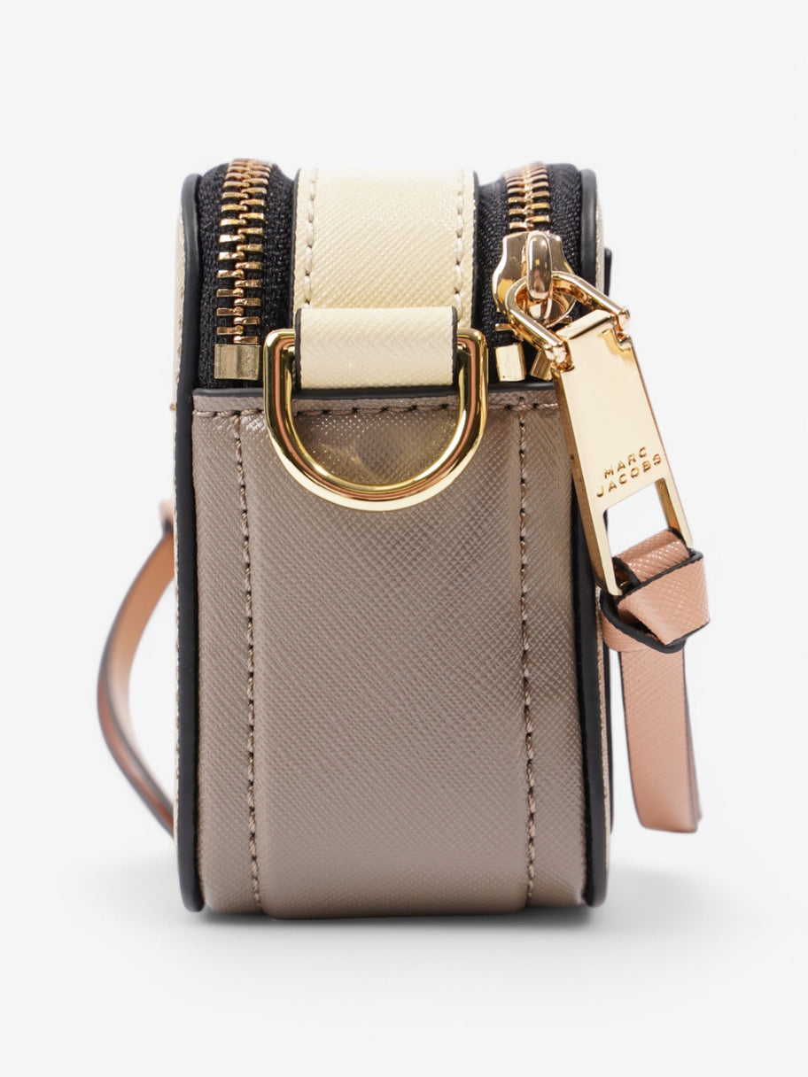 Marc Jacobs The Snapshot Beige  / Grey / Pink Leather Image 3
