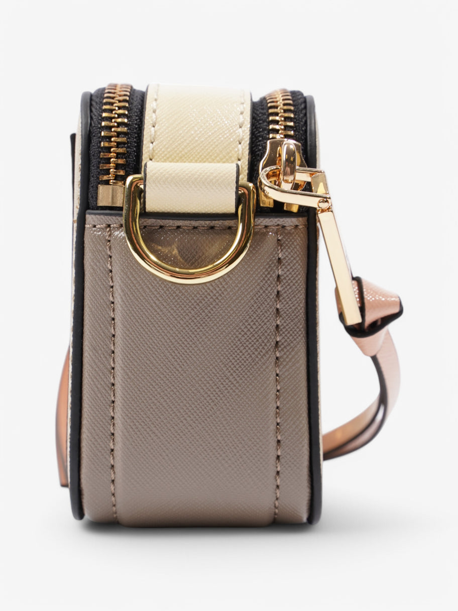 Marc Jacobs The Snapshot Beige  / Grey / Pink Leather Image 5