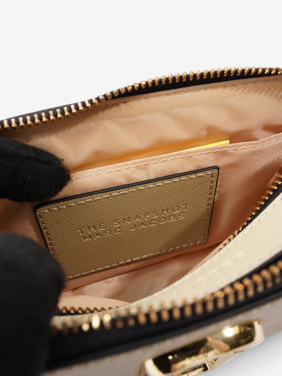 Marc Jacobs The Snapshot Beige  / Grey / Pink Leather Image 8