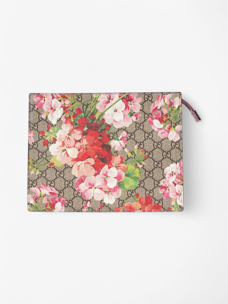 Gucci Toiletry Pouch Supreme / Bloom Coated Canvas Image 1