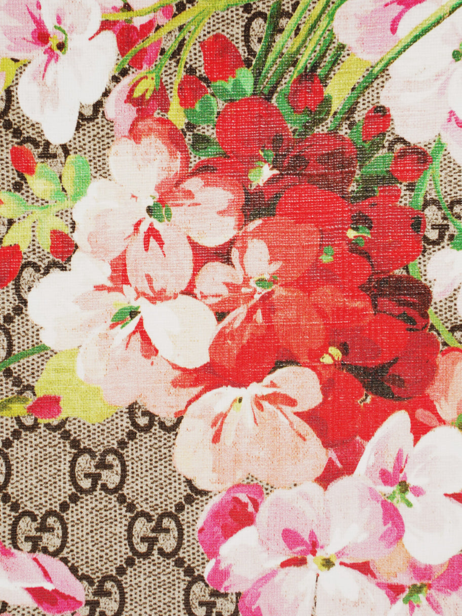 Gucci Toiletry Pouch Supreme / Bloom Coated Canvas Image 8