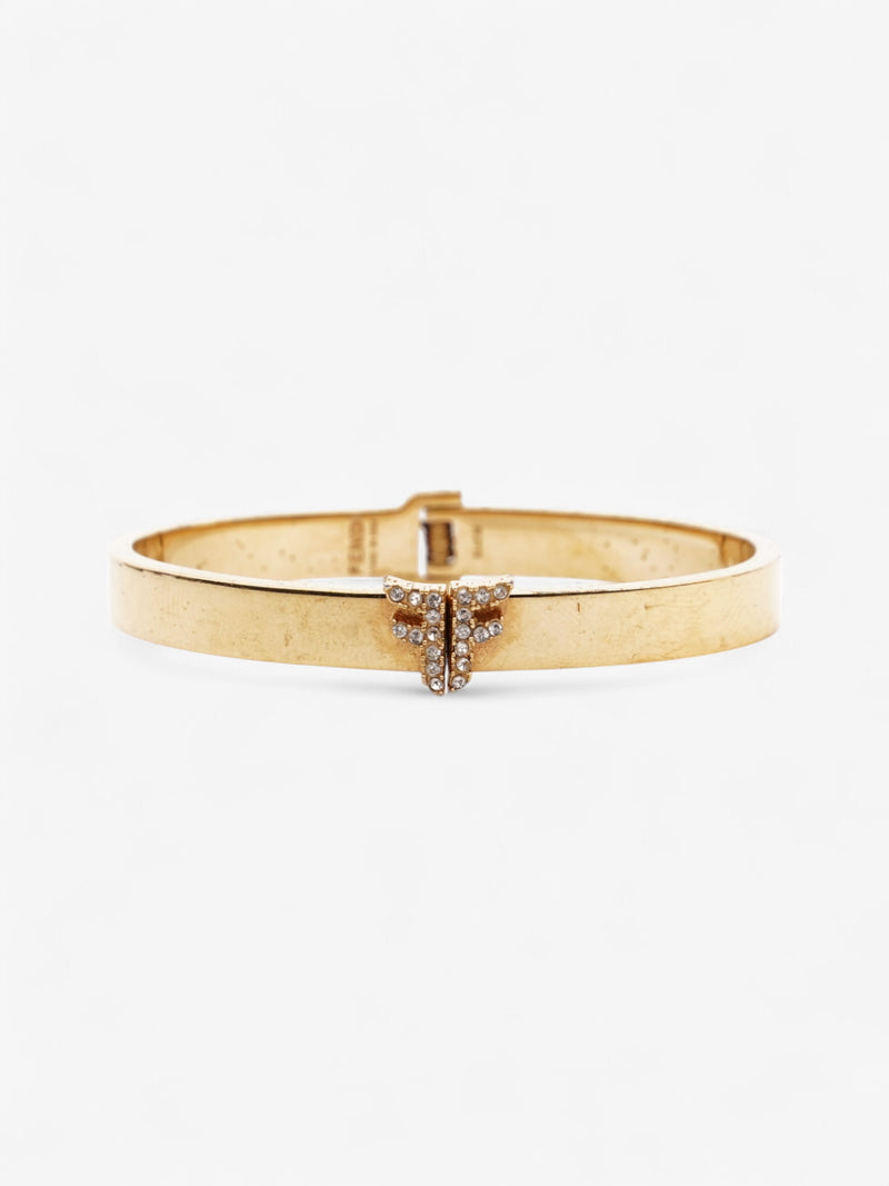  Fendi Double F Bangle Gold Base Metal Small