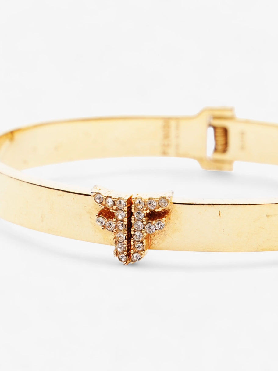 Fendi Double F Bangle Gold Base Metal Small Image 6