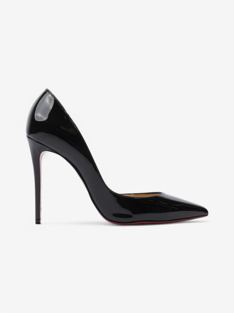  Christian Louboutin Iriza 100 Black Patent Leather EU 39 UK 6