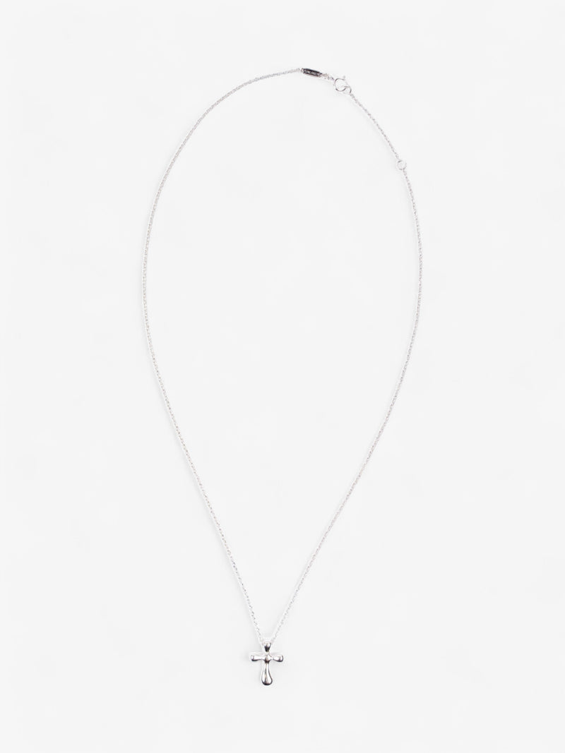  Tiffany and Co Elsa Peretti Cross Pendant Silver Silver Sterling