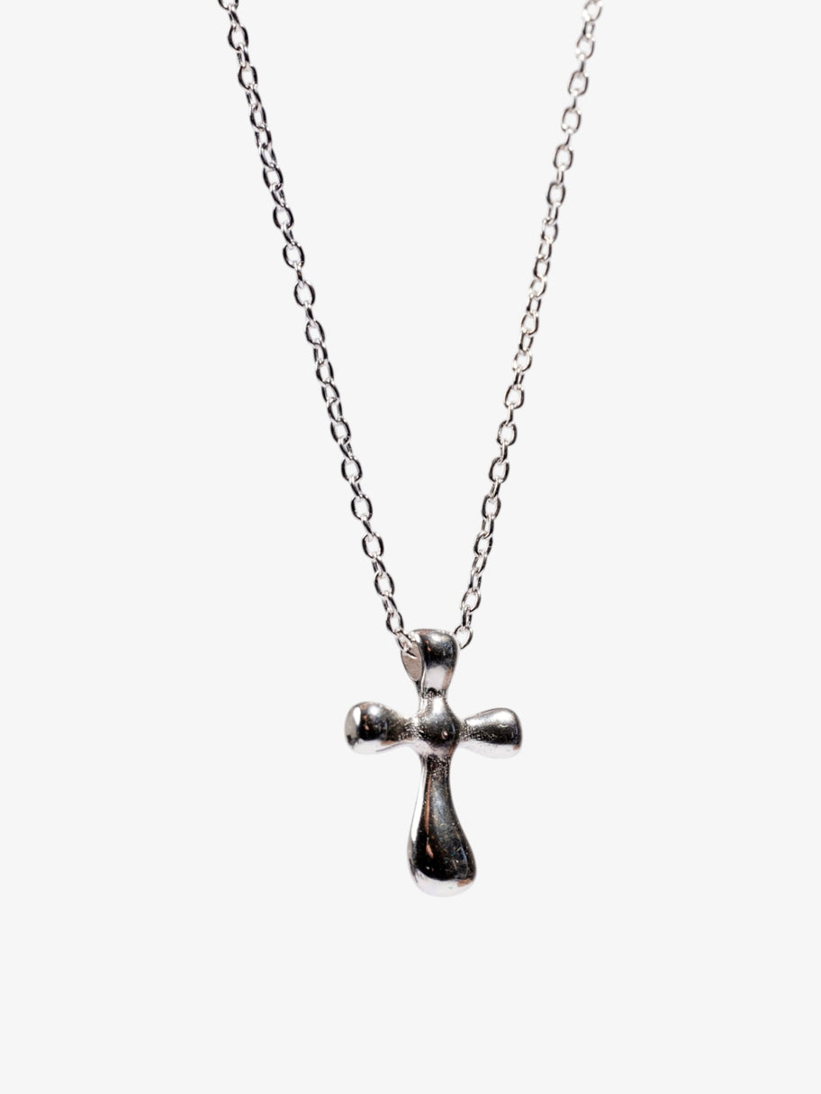 Tiffany and Co Elsa Peretti Cross Pendant Silver Silver Sterling Image 4