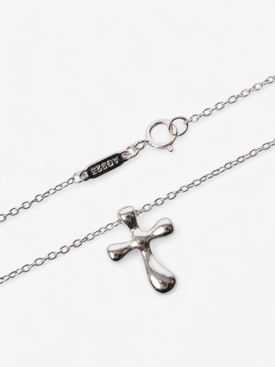 Tiffany and Co Elsa Peretti Cross Pendant Silver Silver Sterling Image 5