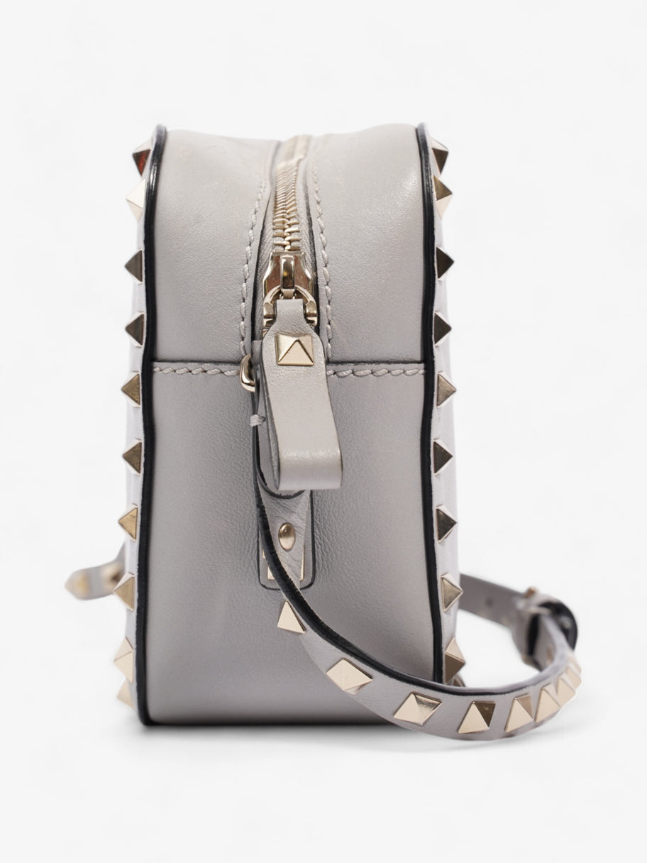 Valentino Rockstud Camera Bag Grey Leather Image 5