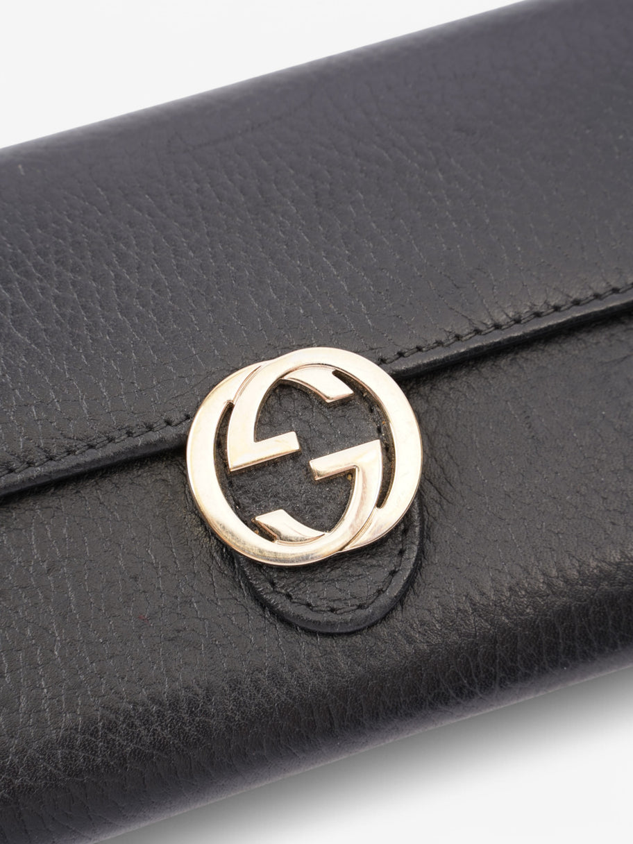 Gucci Interlocking G Wallet Black Leather Image 3