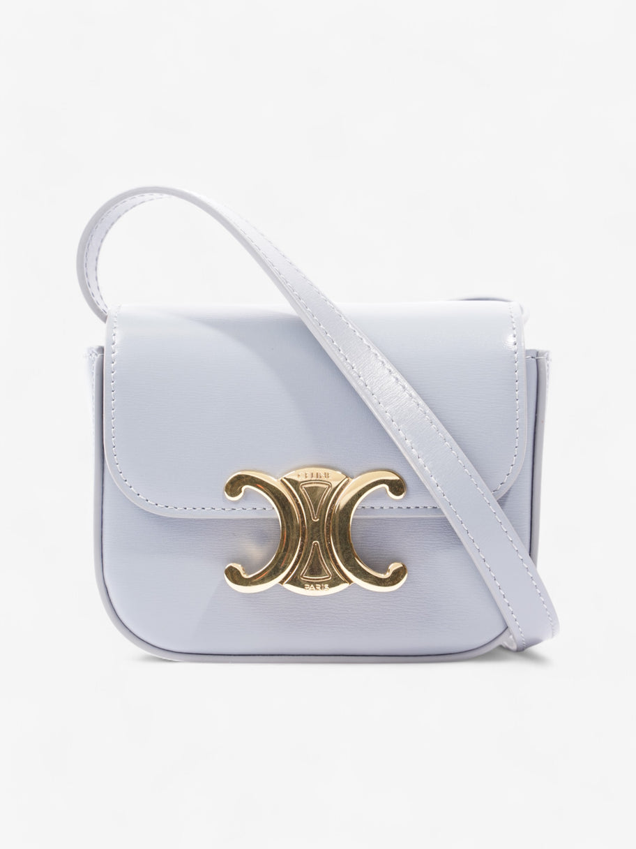 Celine Claude Soft Blue Calfskin Leather Mini Image 1